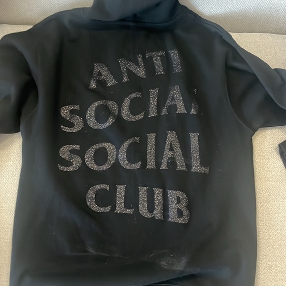 Anti Social Social Club Black Hoodie - Picture 6 of 7
